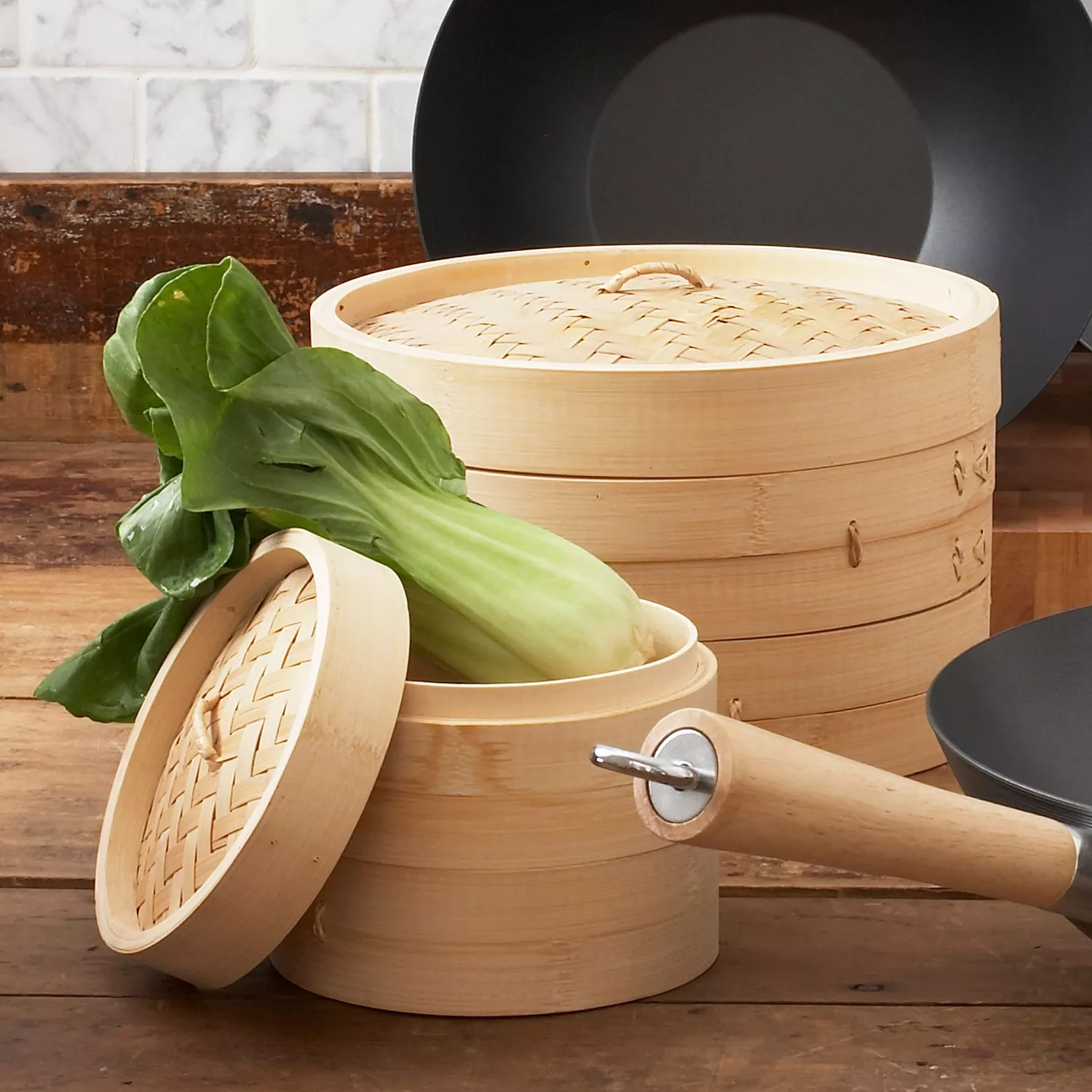 Sur La Table Bamboo Steamers