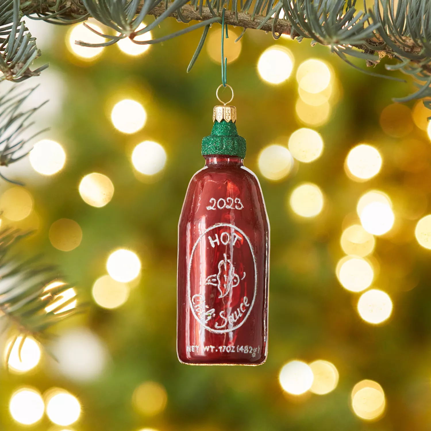 Sur La Table Chili Sauce Glass Ornament