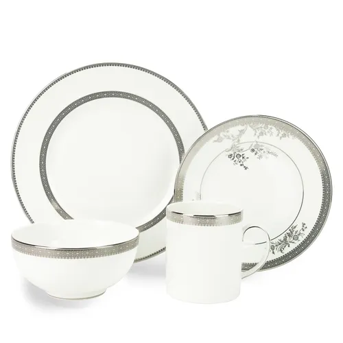 Vera Wang Lace 4-Piece Dinnerware Set