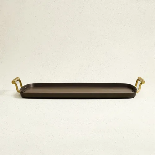 Smithey Polished Cast Iron Double Burner Griddle, 19.5"x12"