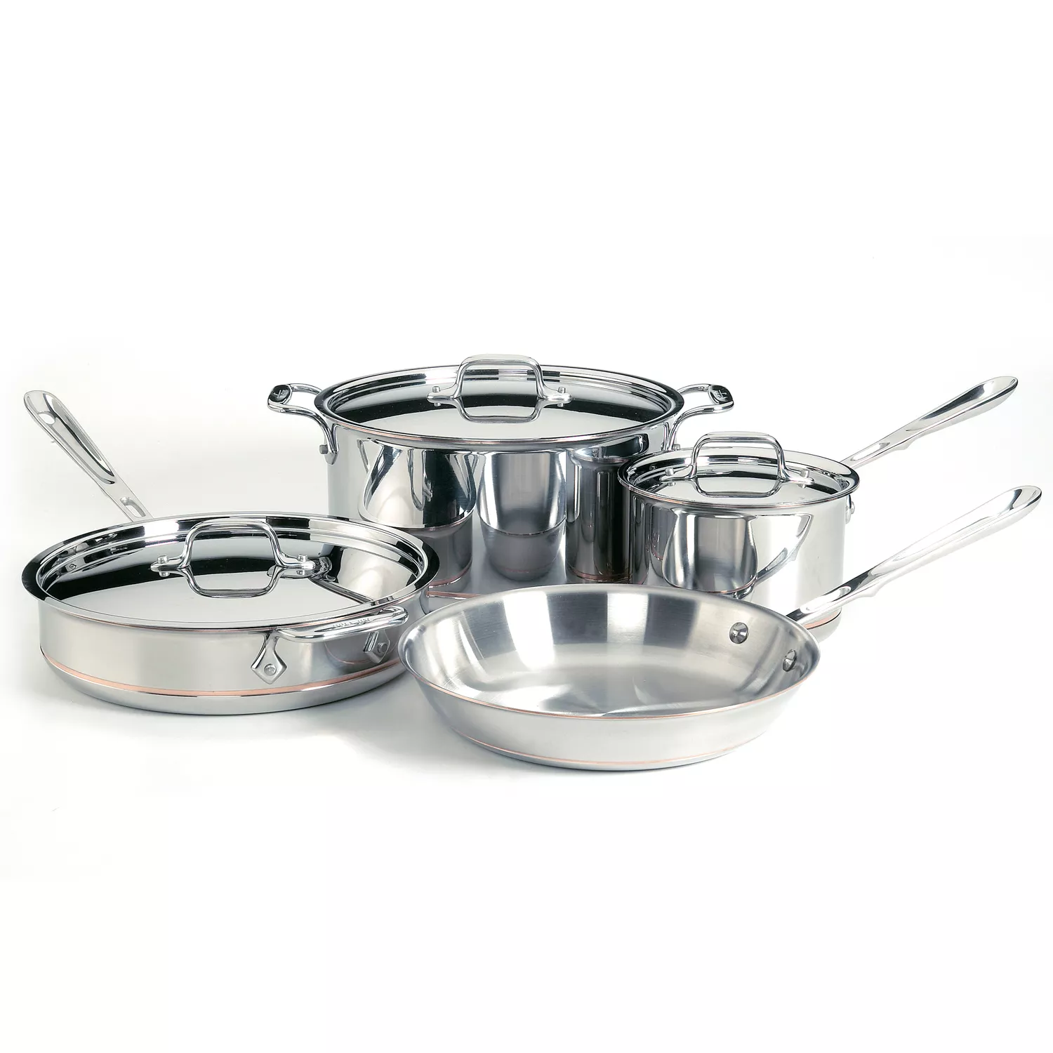 All-Clad Copper Core 7-Piece Cookware Set