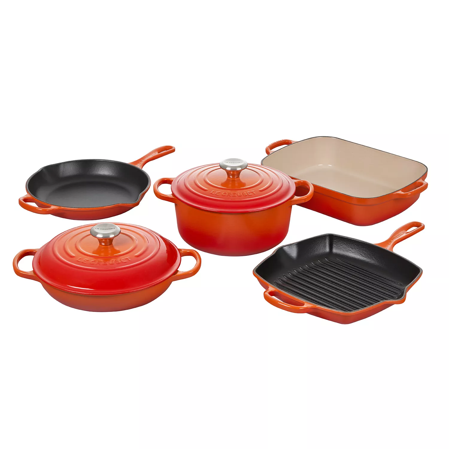 Le Creuset Enameled Cast Iron Cookware Set 