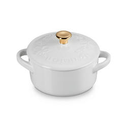 Le Creuset Holly Petite Cocotte, 8 oz.