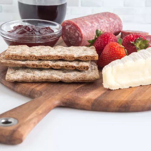 Fox Run Acacia Round Paddle Serve Board, 12"