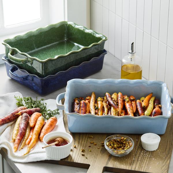 Sur La Table Wavy Rectangular Baker, 4.7 qt. - thumbnail 6
