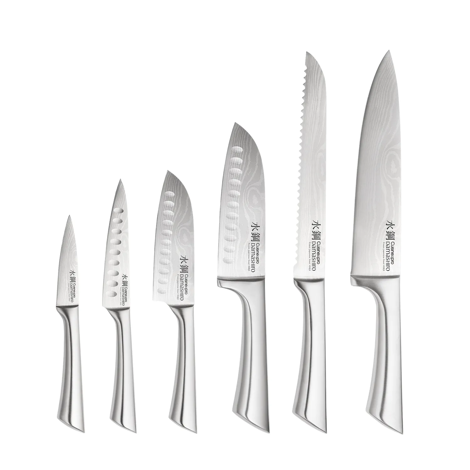 Cuisine::pro® Damashiro® Kinzoku 7-Piece Knife Block Set