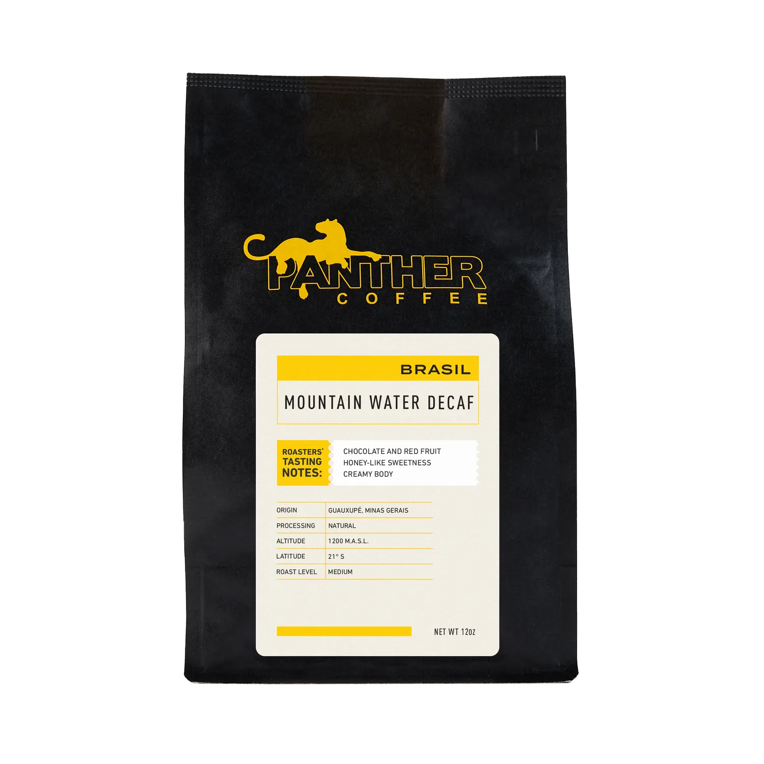 Panther Decaf Mountain Water Brazil Coffee