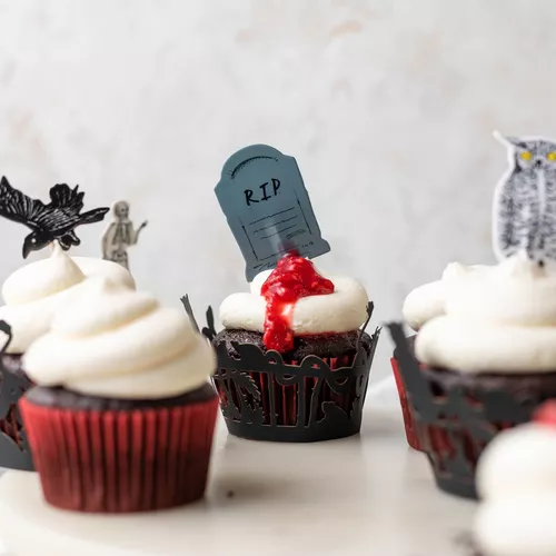 Halloween Chocolate Cupcakes