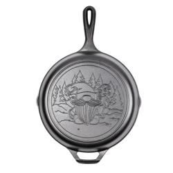 Lodge Holiday Gnome Cast Iron Skillet, 10.25"