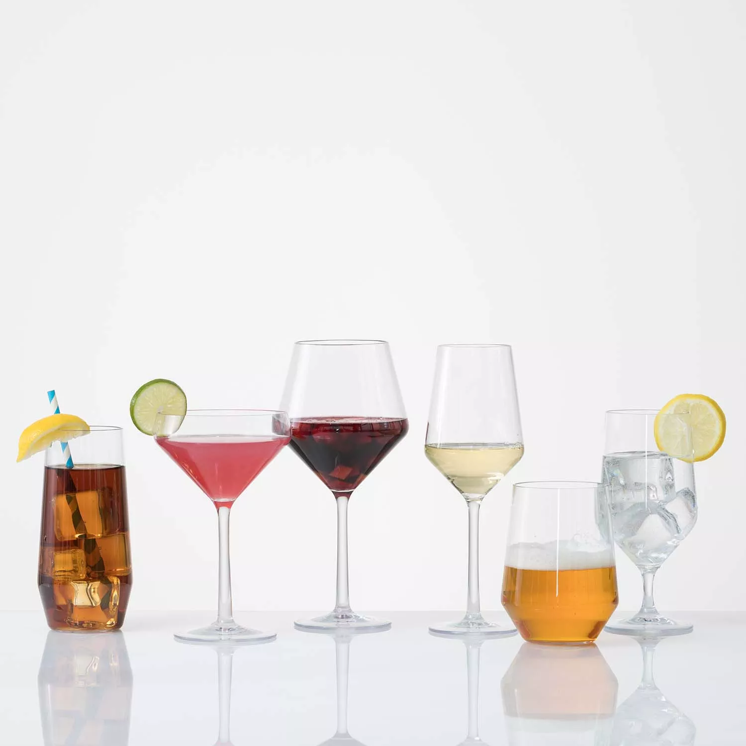 Fortessa Sole Outdoor Red Wine Glasses, Set of 6