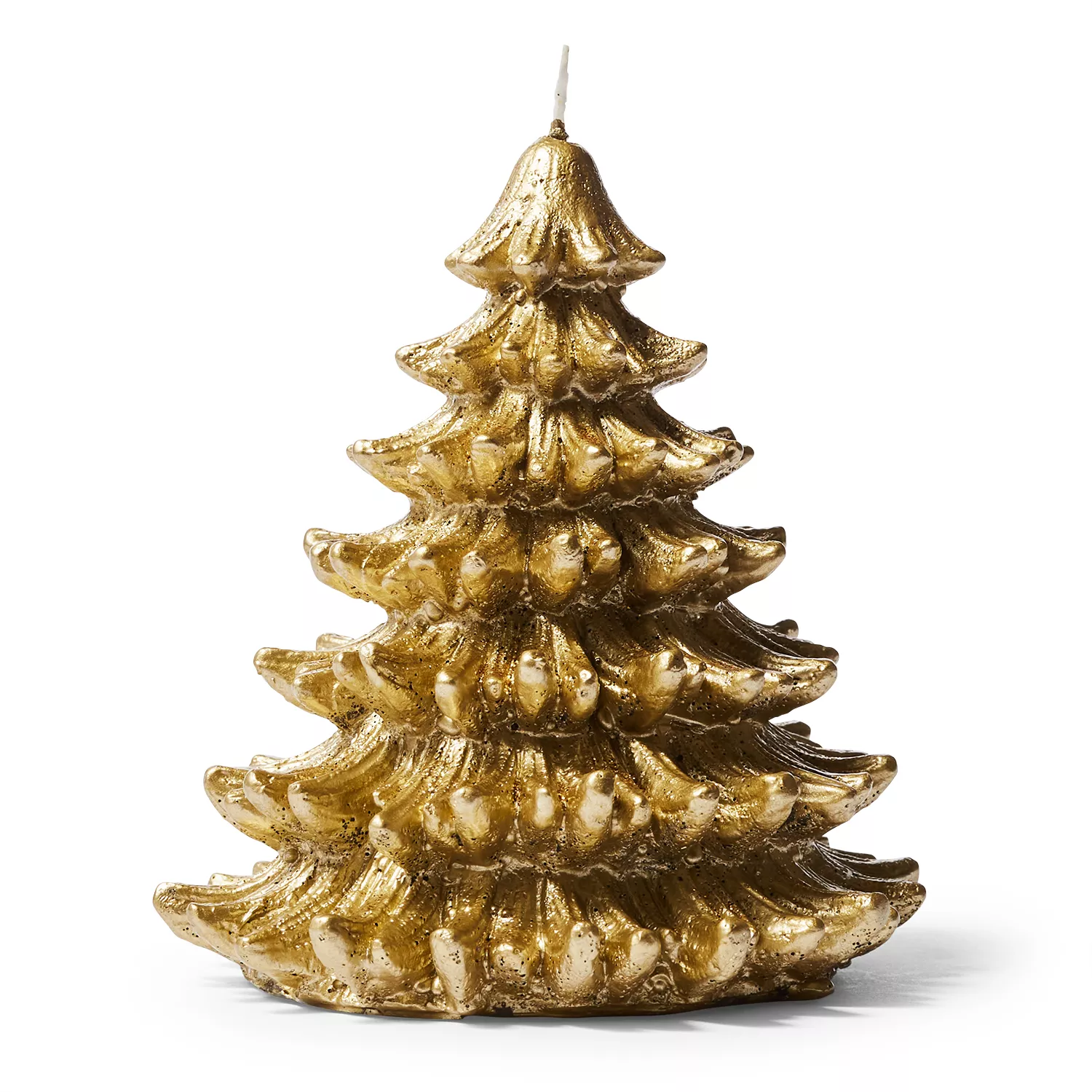 Sur La Table Gold Tree Candle, 5.25"