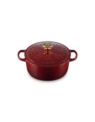 Le Creuset Noel Collection Signature 4.5-qt. Round Dutch Oven with Tree Embossed Lid