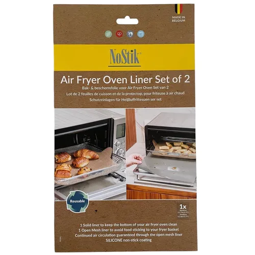 NoStik® Air Fryer Oven Liners, Set of 2