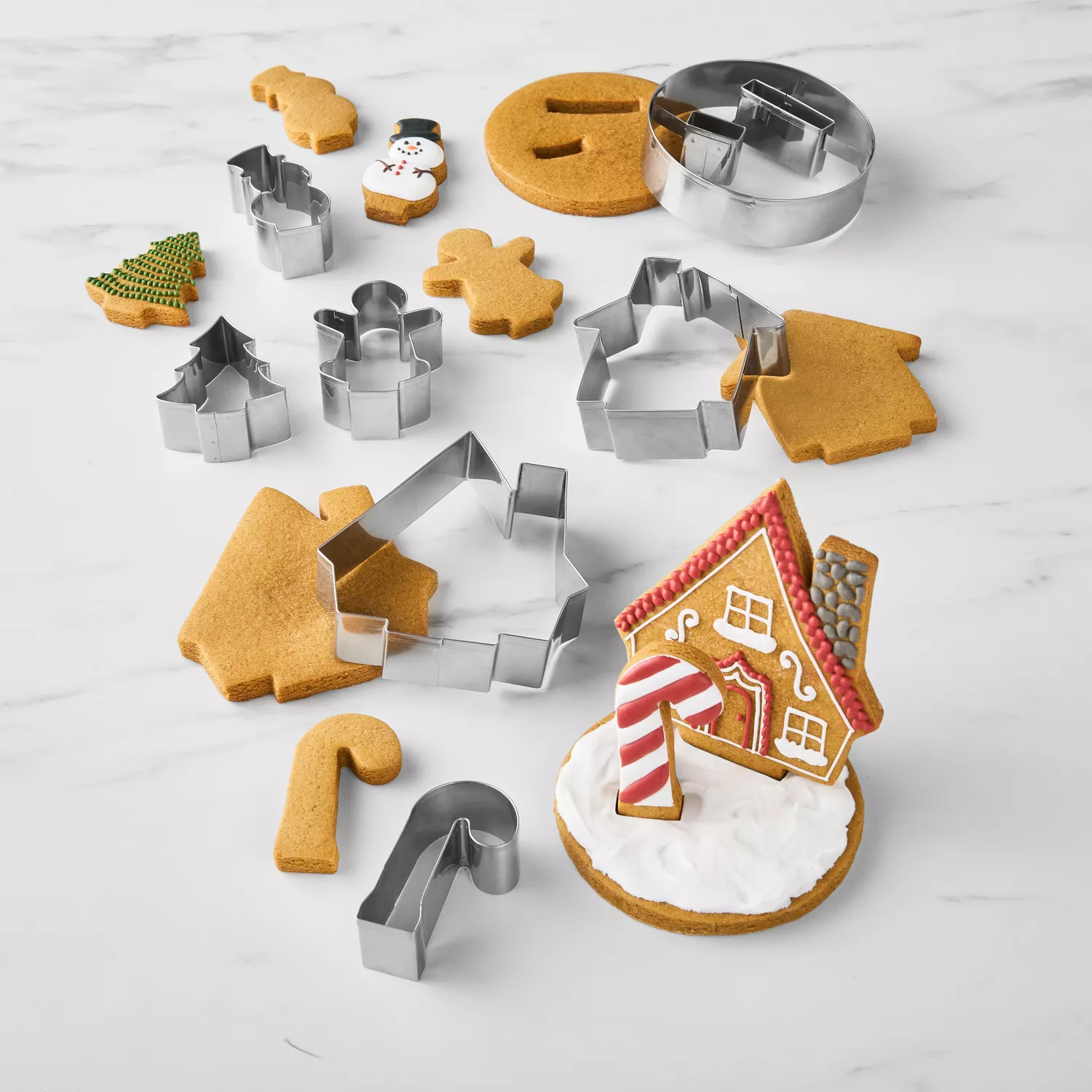 Sur La Table Winter Village Cookie Cutters, Set of 7