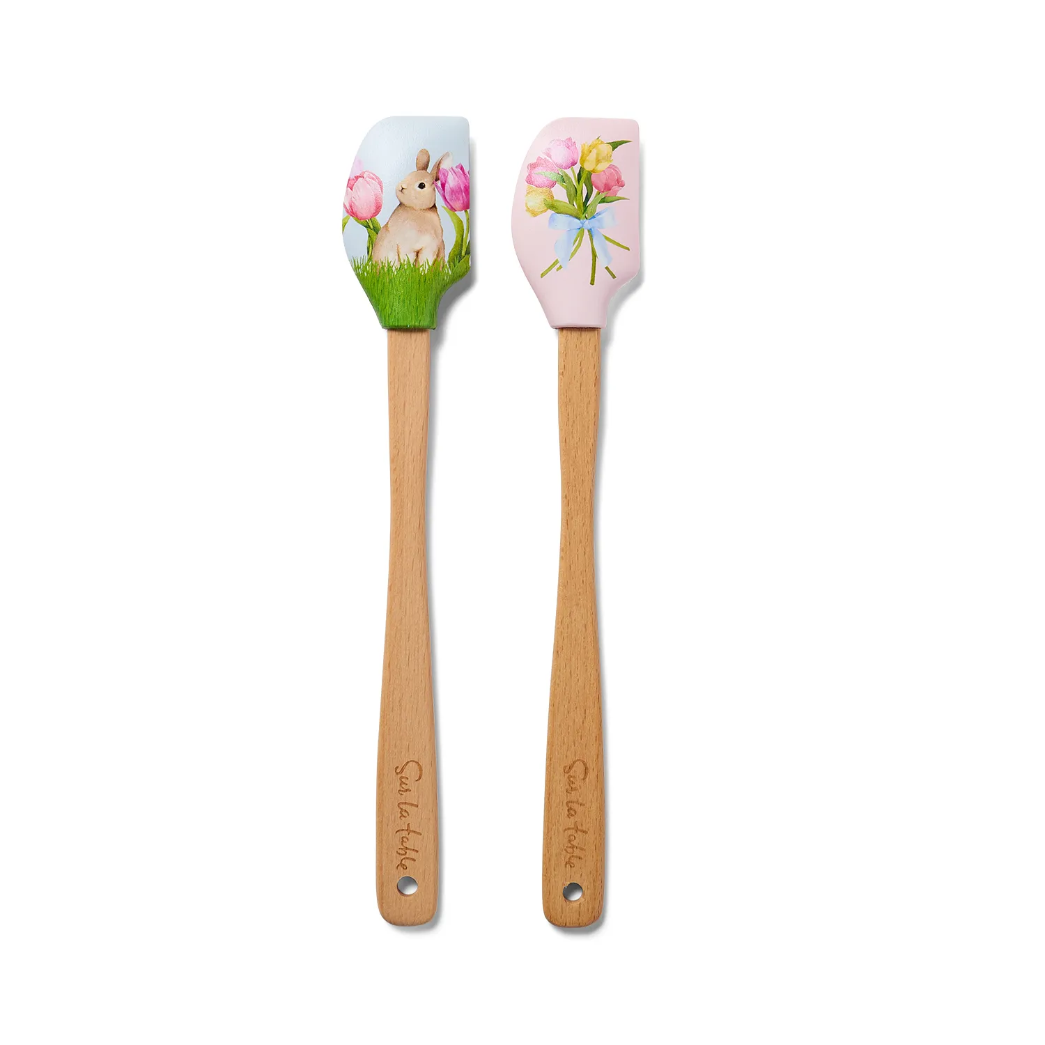 Sur La Table Bunny & Tulip Mini Spatulas, Set of 2