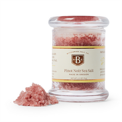 Bitterman Salt Co. Pinot Noir Salt I sent a collection of various salts to my gourmet son for a Christmas gift