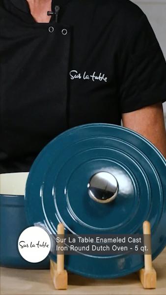 Sur La Table Enameled Cast Iron Round Dutch Oven, 5 qt.