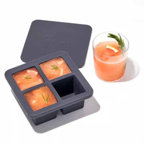 Peak Ice Works Large Ice Cube Tray, Black