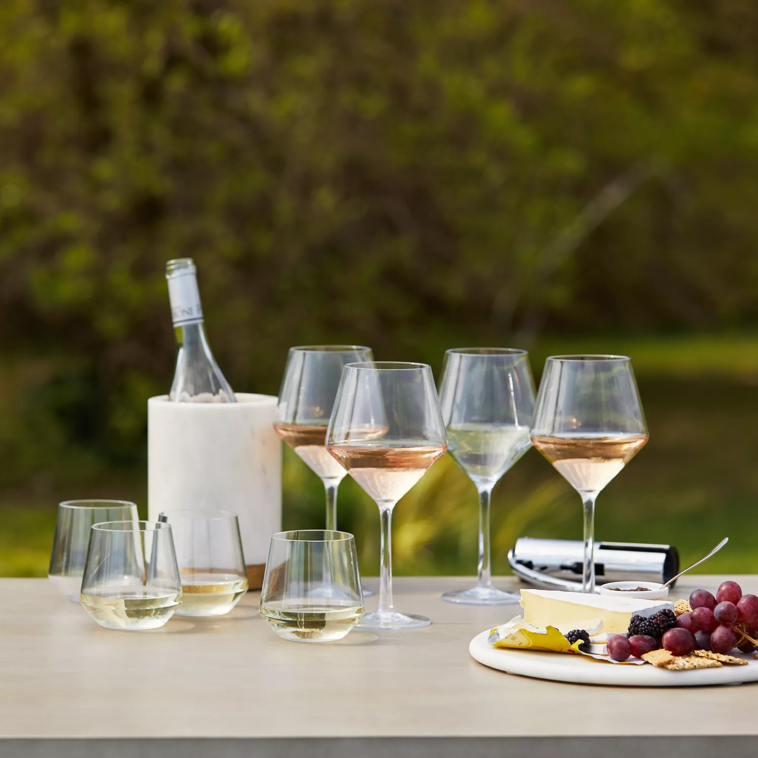 Sur La Table Outdoor Wine Glasses, Set of 4