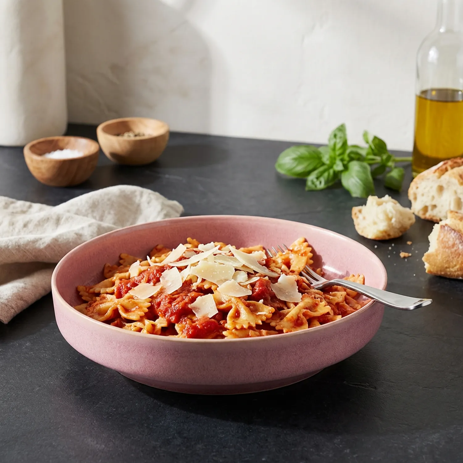 Sur La Table Lucent Reactive Glaze Pasta Bowl