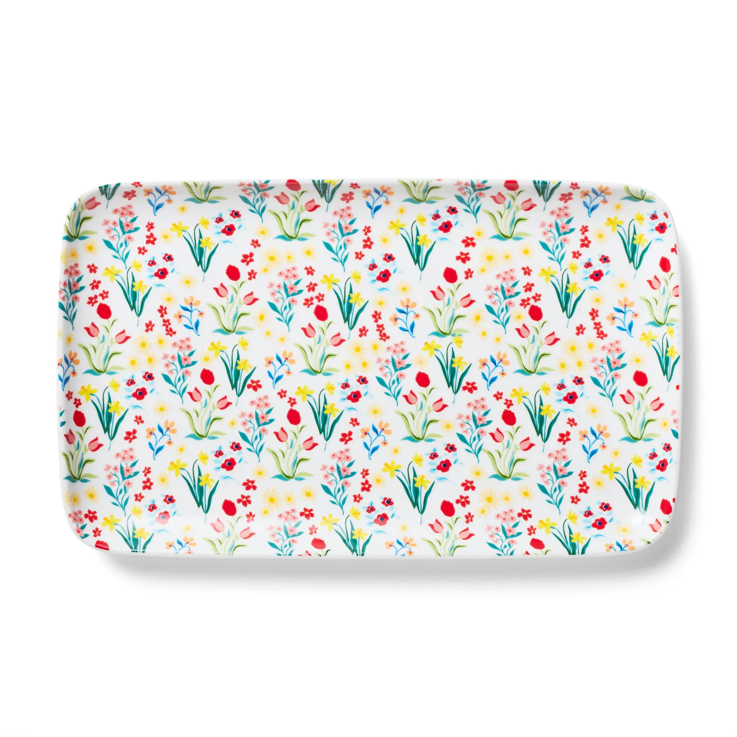 Sur La Table Floral Rectangular Platter