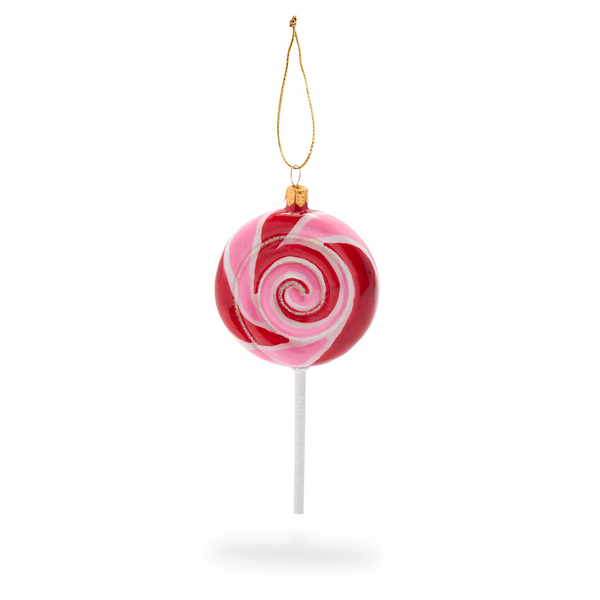 Lollipop Glass Ornament