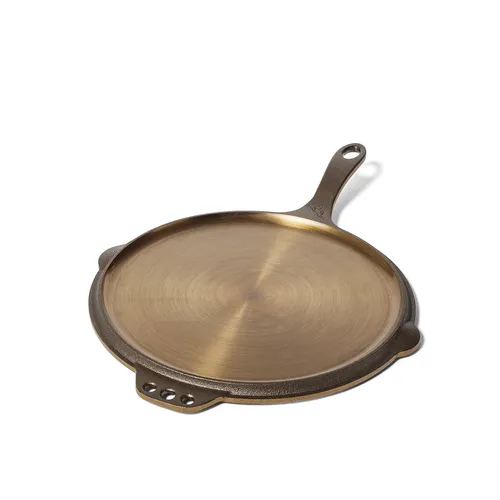 Smithey Polished Cast Iron Flat Top Griddle, 12"