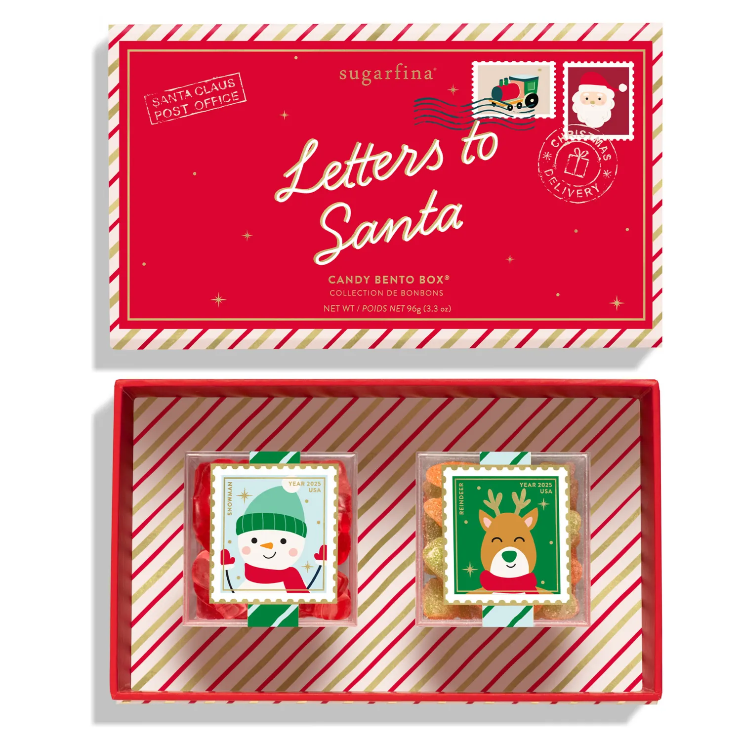 Sugarfina Letters to Santa Bento Box, Set of 2