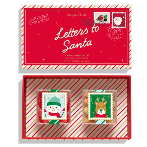 Sugarfina Letters to Santa Bento Box, Set of 2