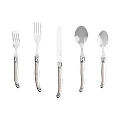 French Home Laguiole Stainless Steel Flatware, 20-Piece Set Camping Utensils