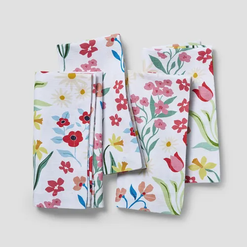Sur La Table Painter's Garden Napkins, Set of 4
