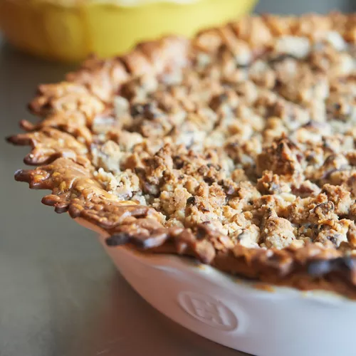 Sweet Potato Pie with Pecan Streusel