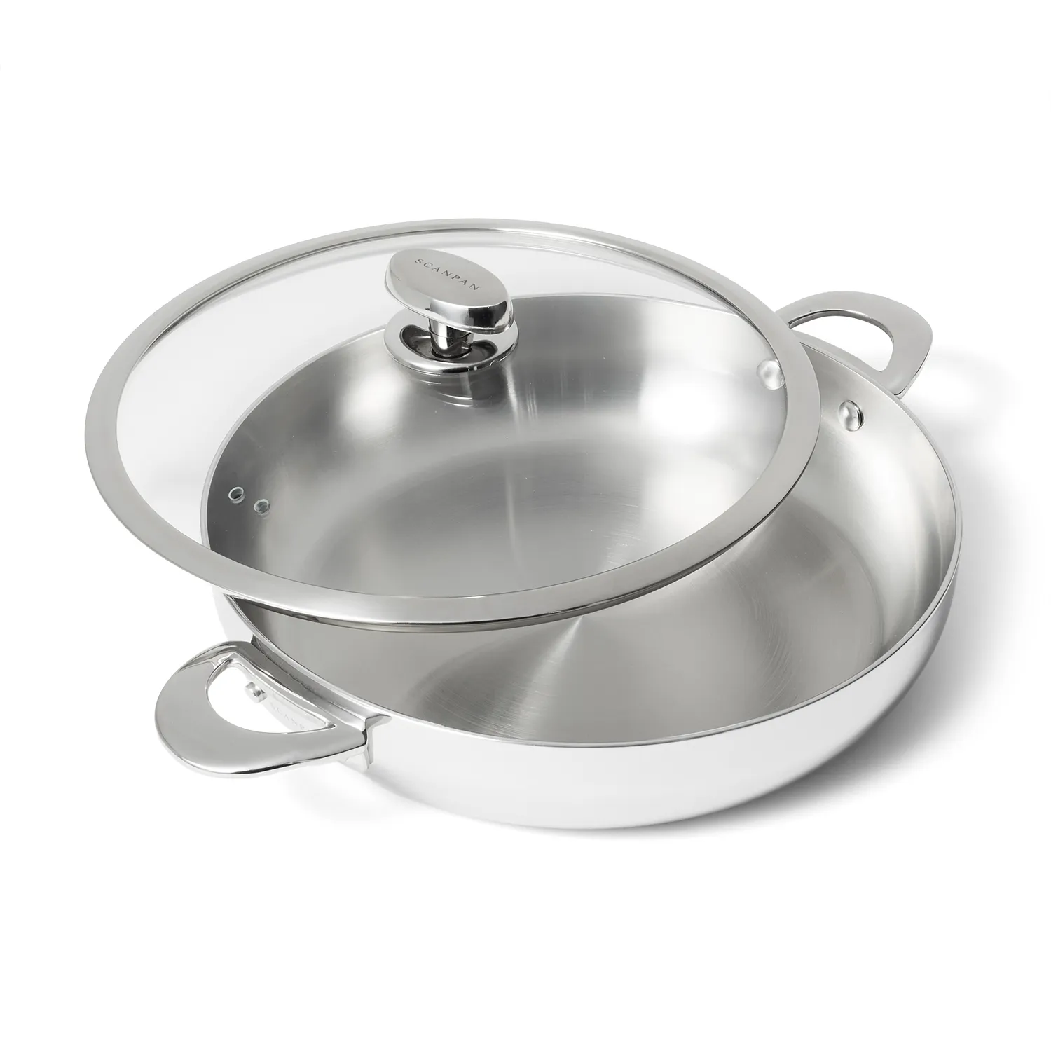 Scanpan CSP Stainless Steel Uncoated Chef's Pan, 5.25 qt.