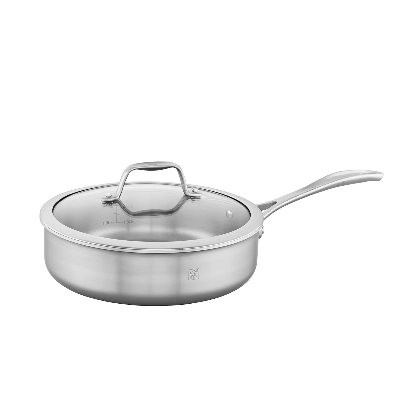 Cuisinart French Classic Tri-Ply Stainless 12 Skillet with Helper Handle,  1.0 CT 