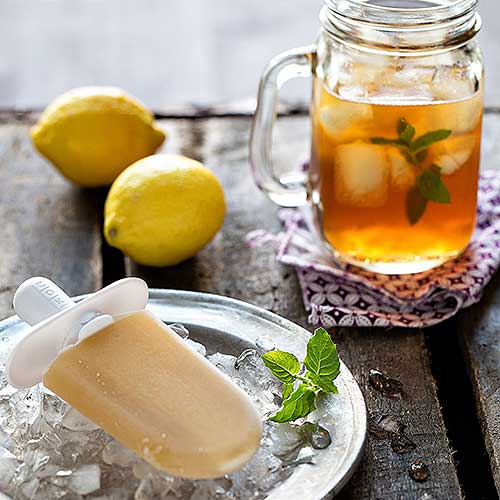 Iced Tea Pops with Lemon & Honey