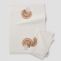 Sur La Table Embroidered Turkey Towels, Set of 2 