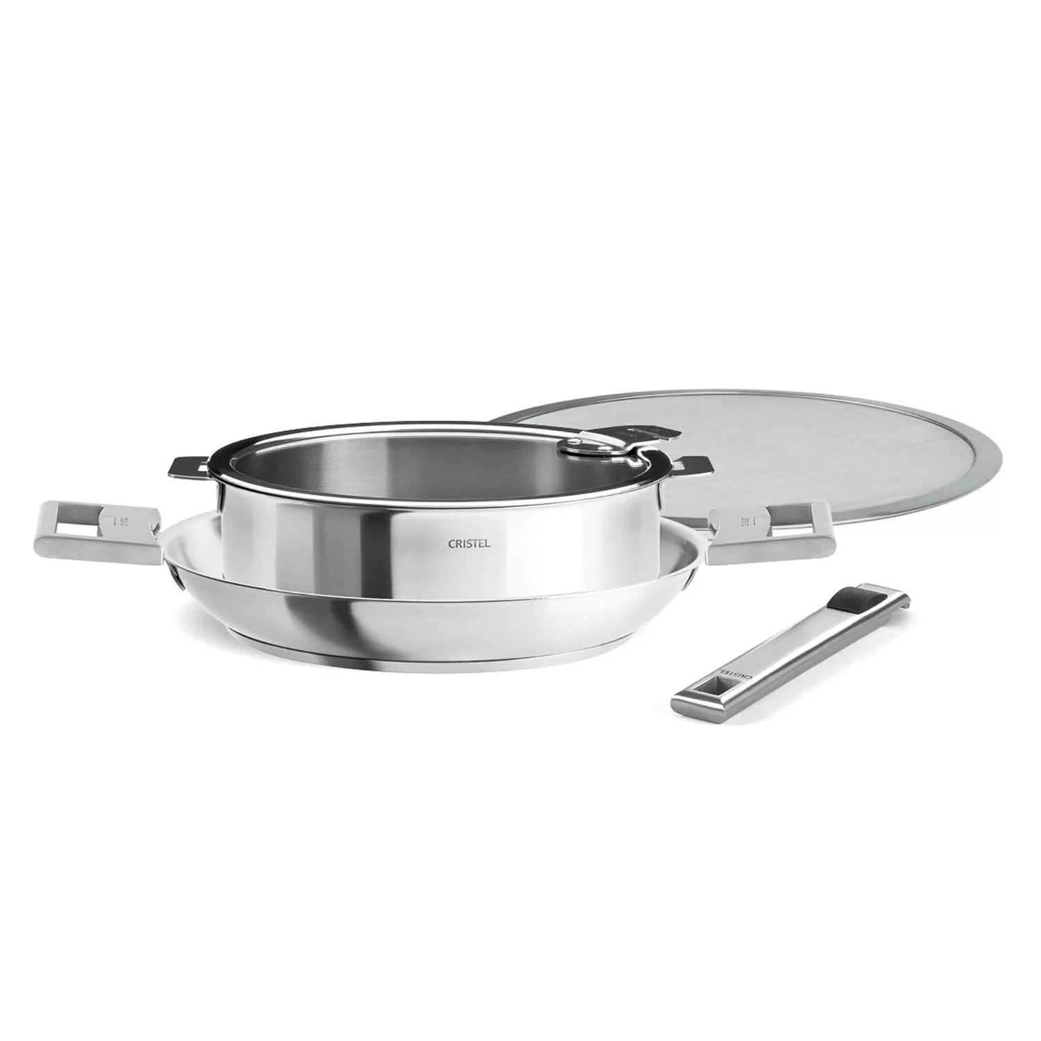  Gourmet Edge - 7pc Stainless Steel Cookware Set with