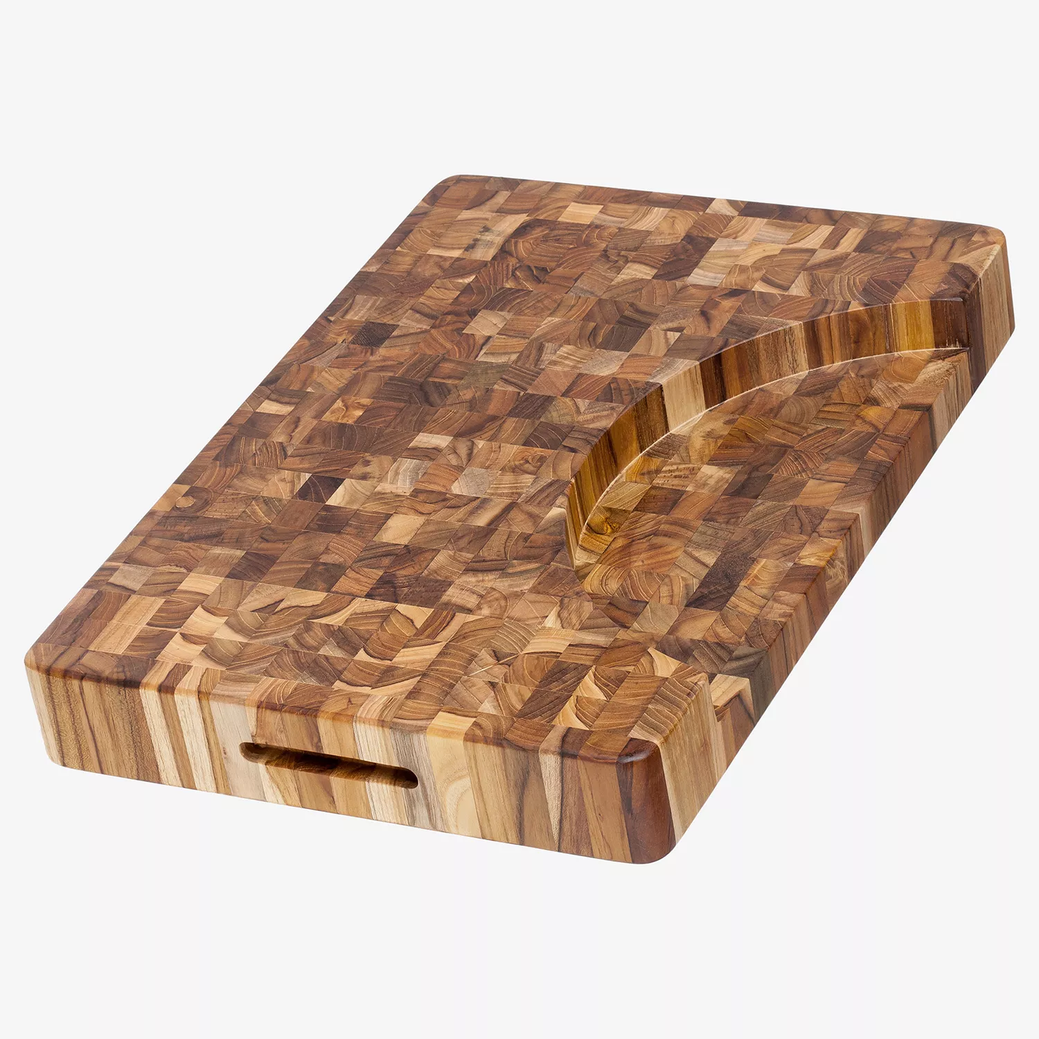 Teakhaus End-Grain Butcher Block w/ Bowl Cutout