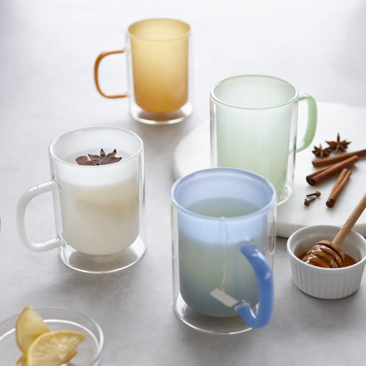 Sur La Table Colored Double-Wall Mug 