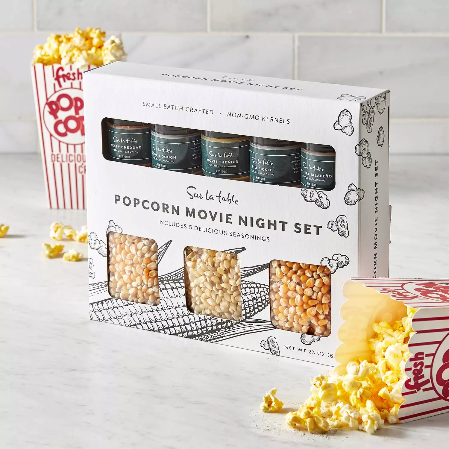 Gourmet Popcorn Gift Set - Variety 12-Pack Microwave Popcorn Kit