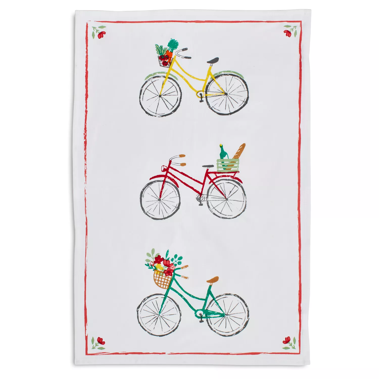 Sur La Table Bicycle Kitchen Towel, 28&#34; x 18&#34;