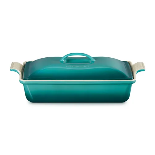 Le Creuset Heritage Stoneware Covered Baker, 4 qt.
