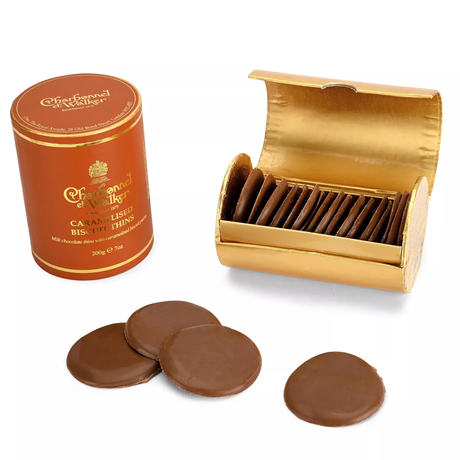 Charbonnel et Walker Chocolate Caramel Biscuit Thins