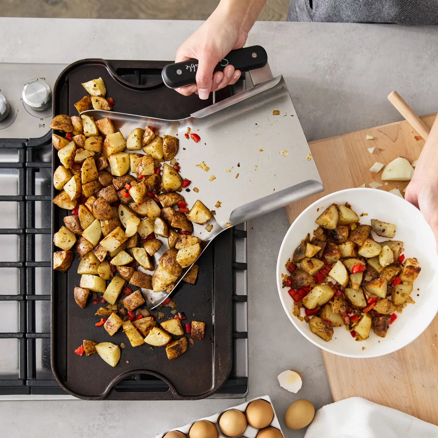 Sur La Table Stainless Steel Griddle Scoop & Serve