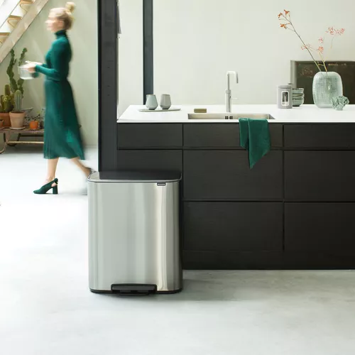 Brabantia Bo Step Bin, 2 x 30L
