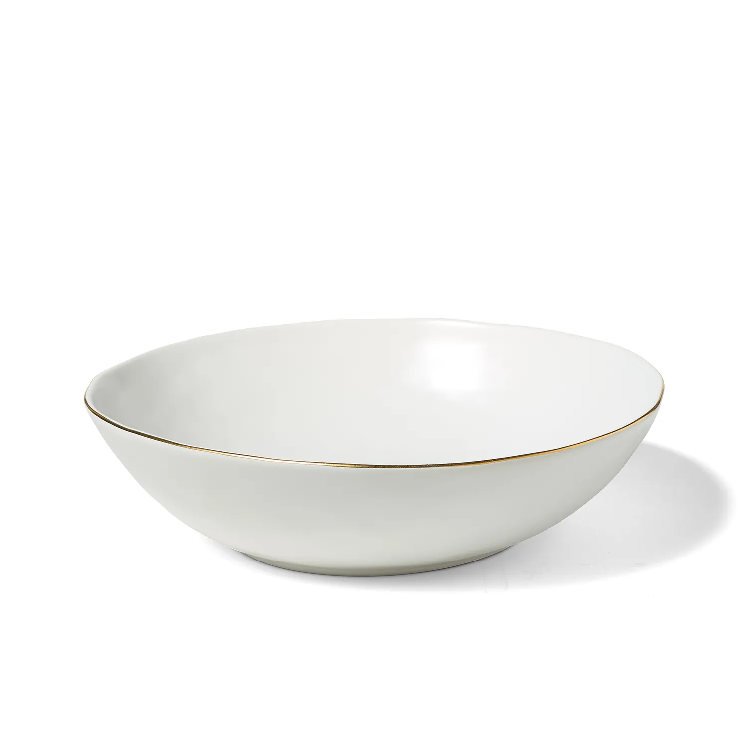 Sur La Table Gold Rimmed Serve Bowl