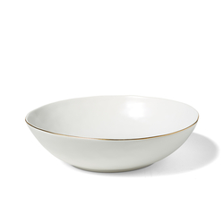 Sur La Table Gold Rimmed Serve Bowl