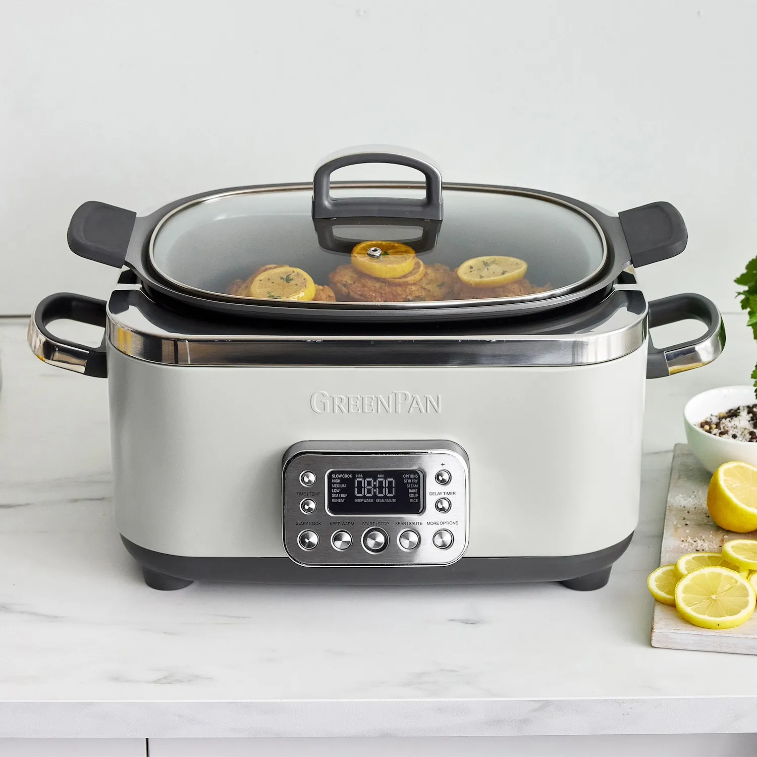 GreenPan Elite Slow Cooker, 6 qt.