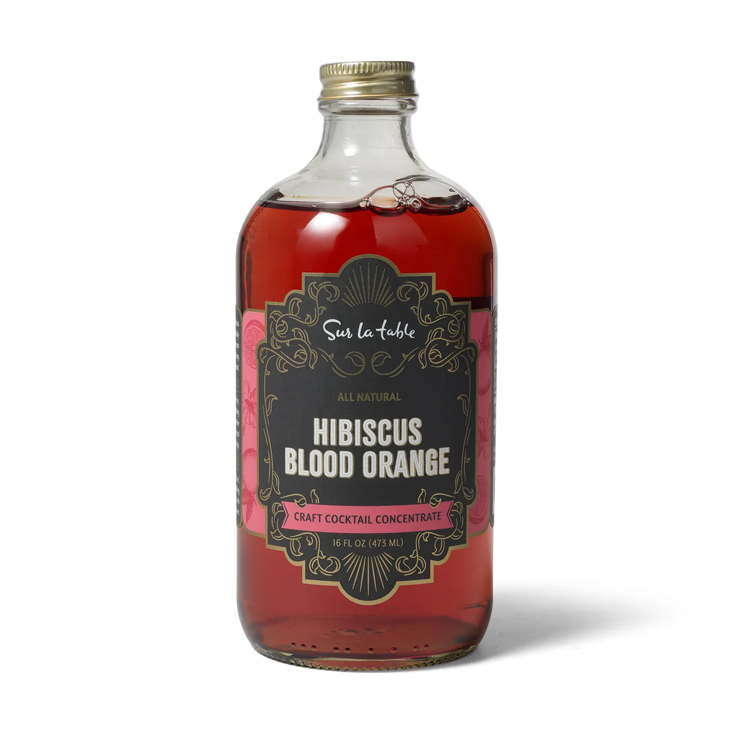 Sur La Table Hibiscus Blood Orange Craft Cocktail Mixer
