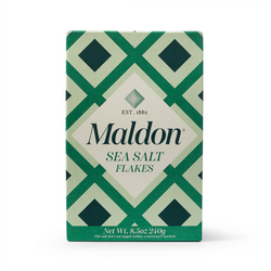 Maldon Sea Salt Flakes, 8.5oz Love to finish dishes with a flake or two of Maldon